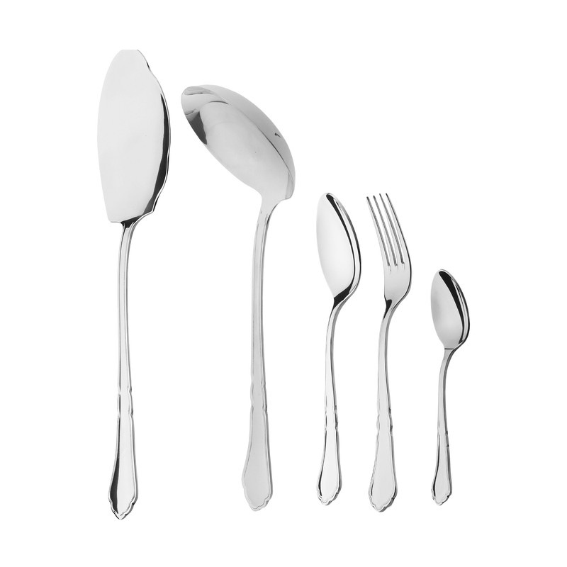 سرویس قاشق و چنگال 32 پارچه صنایع استیل ایران مدل رویال سرویس قاشق و چنگال 32 پارچه صنایع استیل ایران مدل رویال