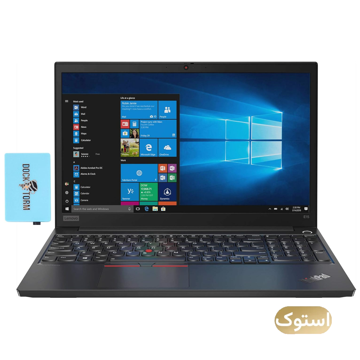 لپ تاپ استوک USED - لنوو 15.6 اینچی مدل ThinkPad E15 i3 10110U 8GB 512GB HDD - مشکی