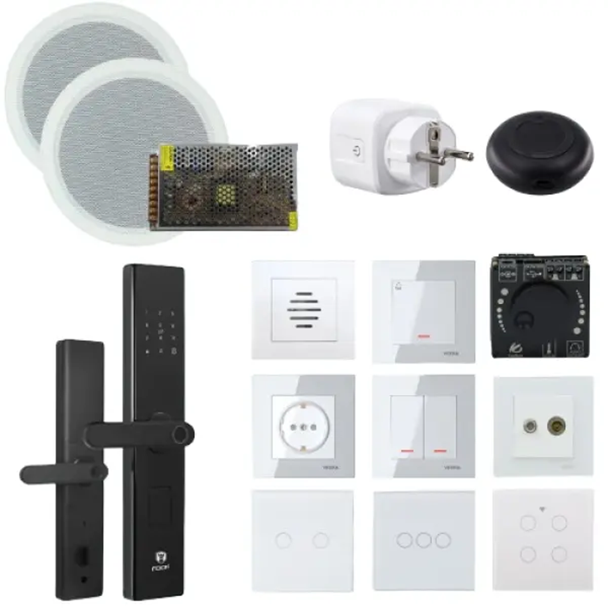 پکیج خانه هوشمند مدل دو خواب اقتصادی با دستگیره سفید