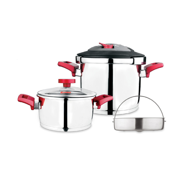 زودپز دوقلو کاندید مدل فونیکس گنجایش 4 و 6 لیتر زودپز دوقلو کاندید مدل فونیکس گنجایش 4 و 6 لیتر