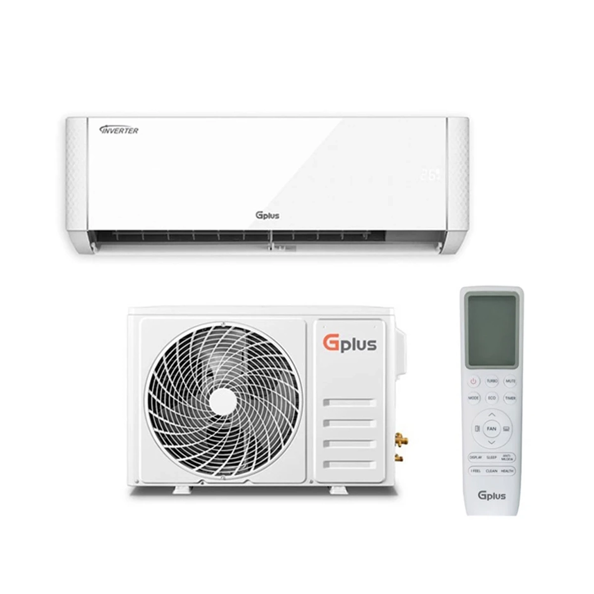 کولر گازی اینورتر جی پلاس 9 هزار مدل TV09TP1I کولر گازی اینورتر جی پلاس 9 هزار مدل TV09TP1I