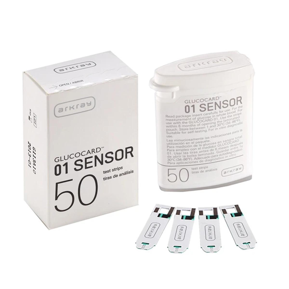 نوار تست قند خون آرکری مدل Glucocard-01 Sensor بسته 50 عددی نوار تست قند خون آرکری مدل Glucocard-01 Sensor بسته 50 عددی