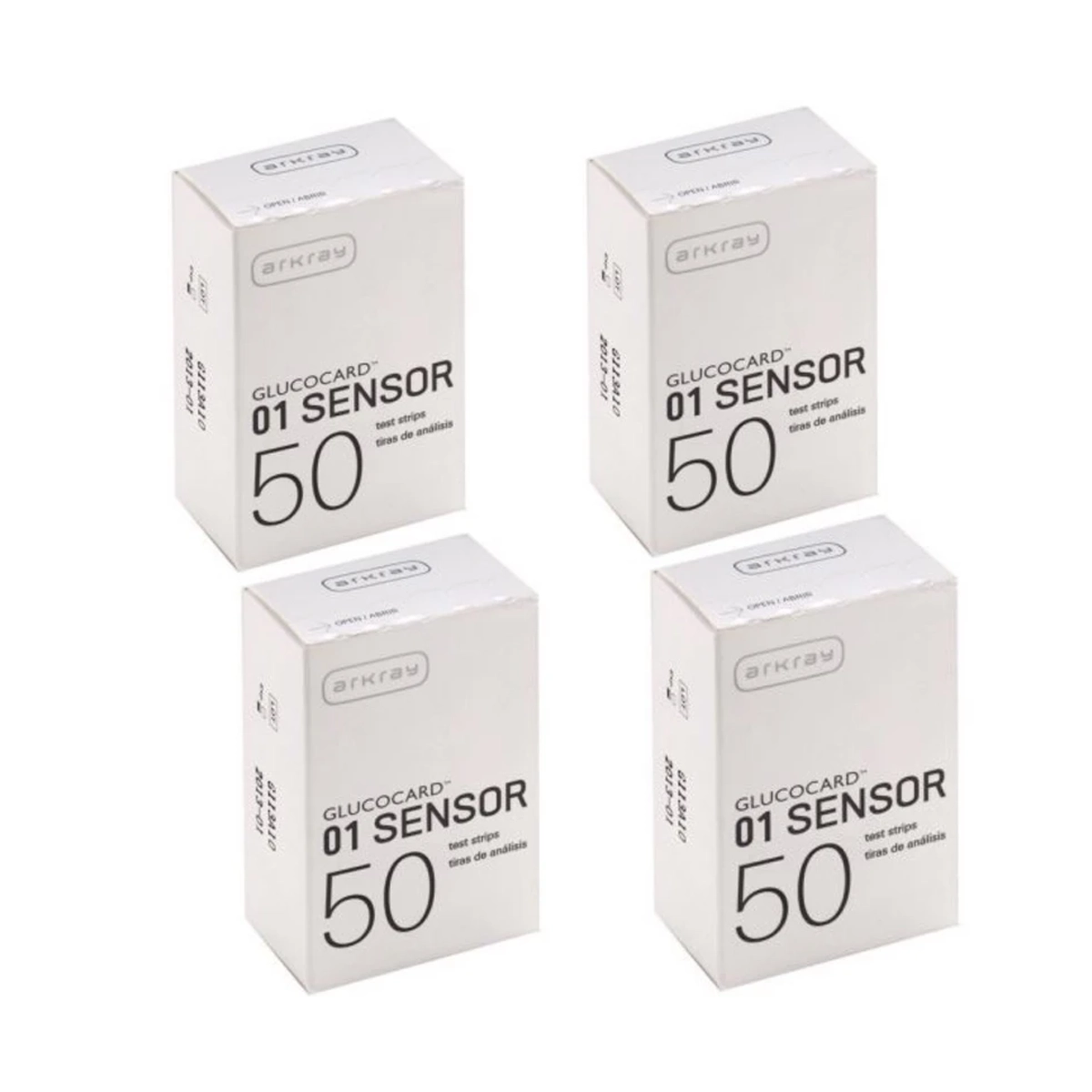 نوار دستگاه تست قند خون آرکری مدل sensor-01 مجموعه 4 عددی نوار دستگاه تست قند خون آرکری مدل sensor-01 مجموعه 4 عددی