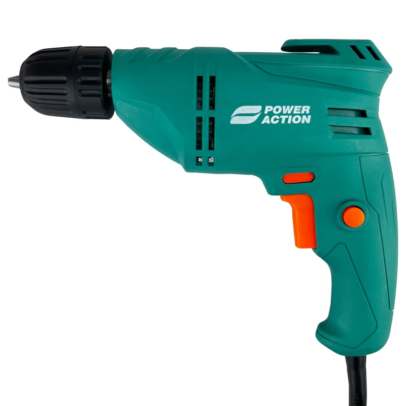 دریل پیچ گوشتی برقی پاور اکشن مدل HD 380-چند رنگ
