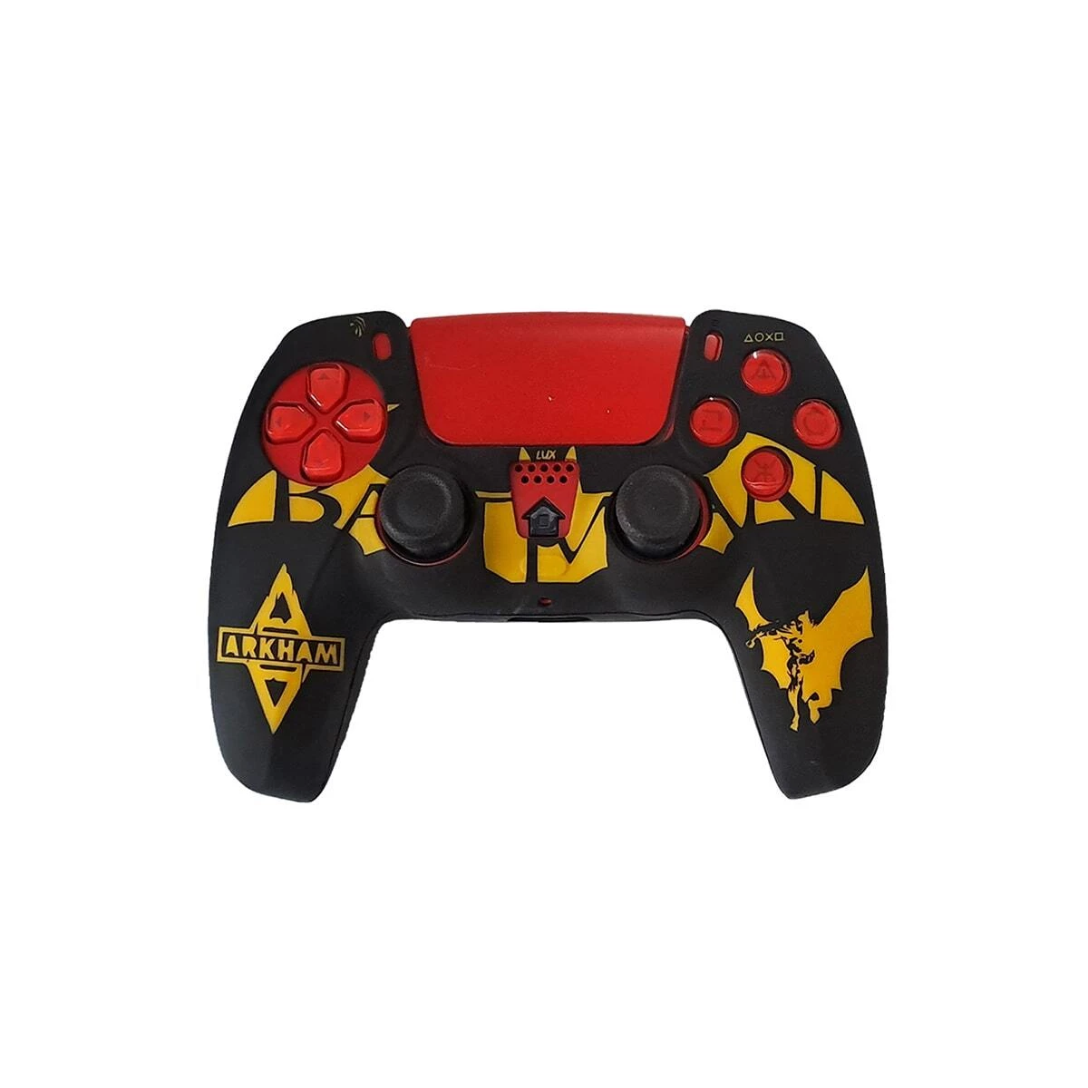 روکش دسته بازی PS5 مدل Batman Arkham-مشکی زرد روکش دسته بازی PS5 مدل Batman Arkham-مشکی زرد