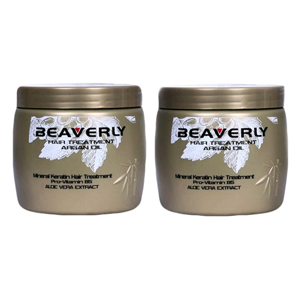ماسک مو کراتینه بیورلی مدل Argan Oil حجم 500 میلی لیتر مجموعه 2 عددی