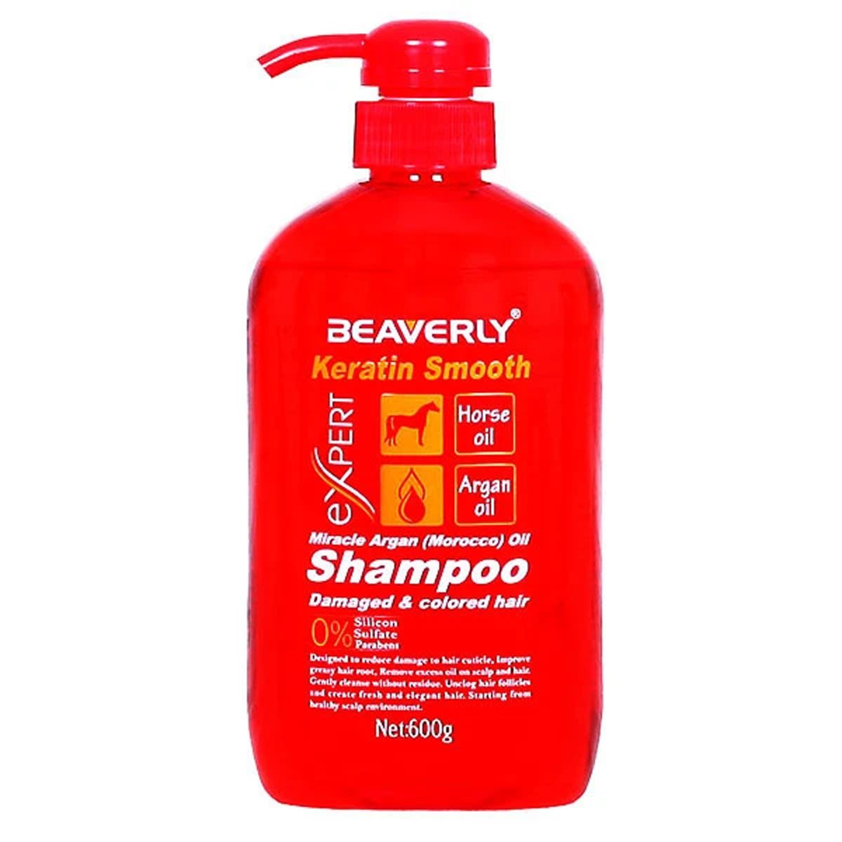 شامپو مو بیورلی مدل Keratin Smooth حجم 600 میلی لیتر شامپو مو بیورلی مدل Keratin Smooth حجم 600 میلی لیتر