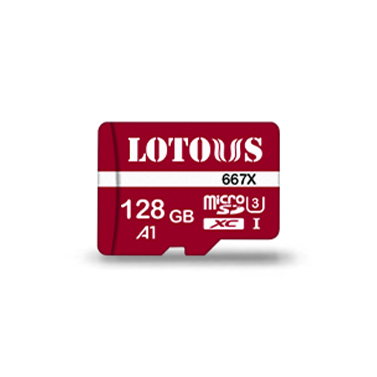 کارت حافظه microSDHC لوتوس استاندارد U3 A1 مدل 667X ظرفیت 128 گیگابایت کارت حافظه microSDHC لوتوس استاندارد U3 A1 مدل 667X ظرفیت 128 گیگابایت