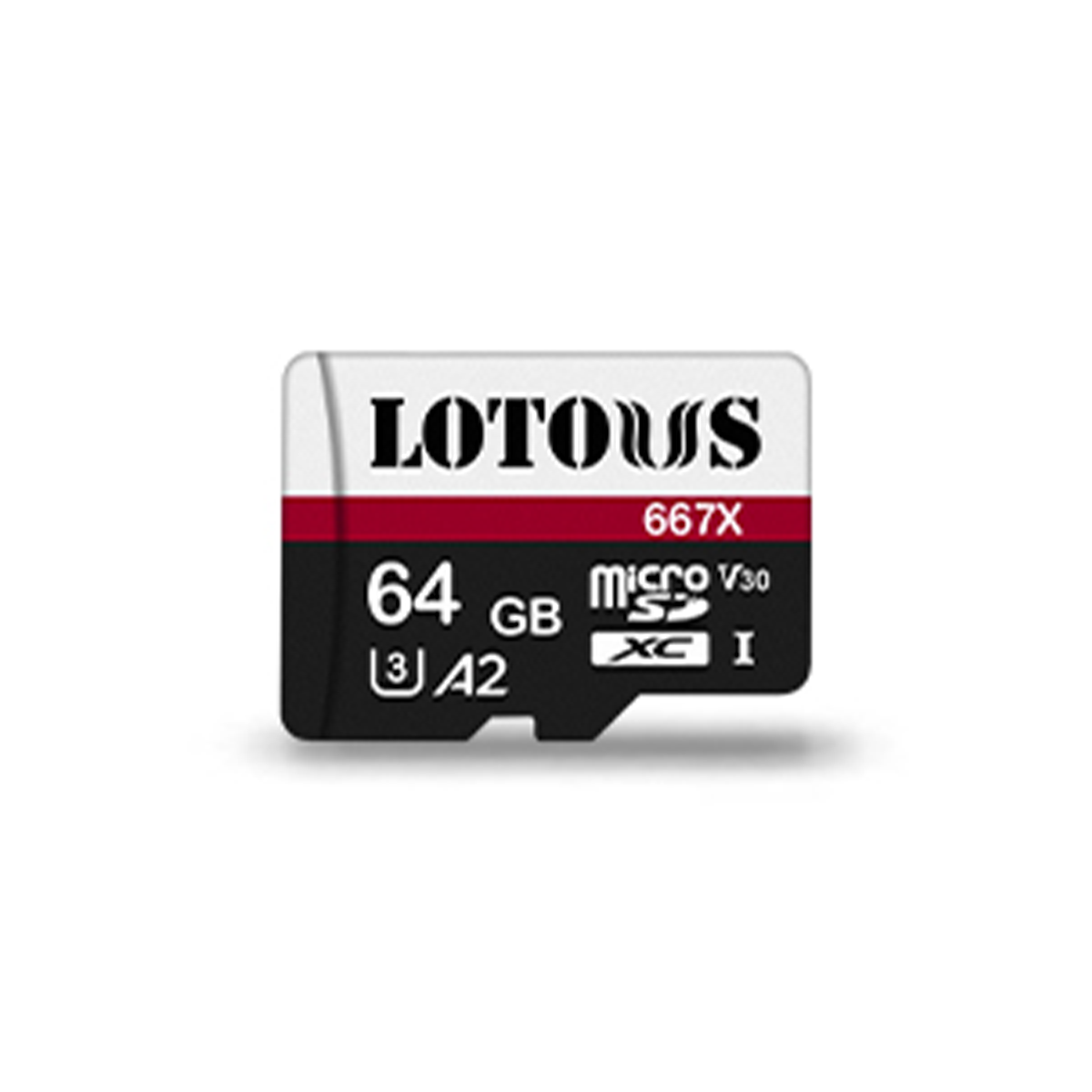 کارت حافظه microSDHC لوتوس استاندارد U3 A2 مدل 667X ظرفیت 64 گیگابایت کارت حافظه microSDHC لوتوس استاندارد U3 A2 مدل 667X ظرفیت 64 گیگابایت