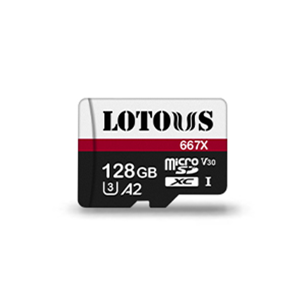 کارت حافظه microSDHC لوتوس استاندارد U3 A2 مدل 667X ظرفیت 128 گیگابایت کارت حافظه microSDHC لوتوس استاندارد U3 A2 مدل 667X ظرفیت 128 گیگابایت