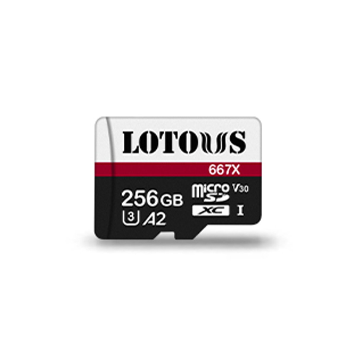 کارت حافظه microSDHC لوتوس استاندارد U3 A2 مدل 667X ظرفیت 256 گیگابایت کارت حافظه microSDHC لوتوس استاندارد U3 A2 مدل 667X ظرفیت 256 گیگابایت