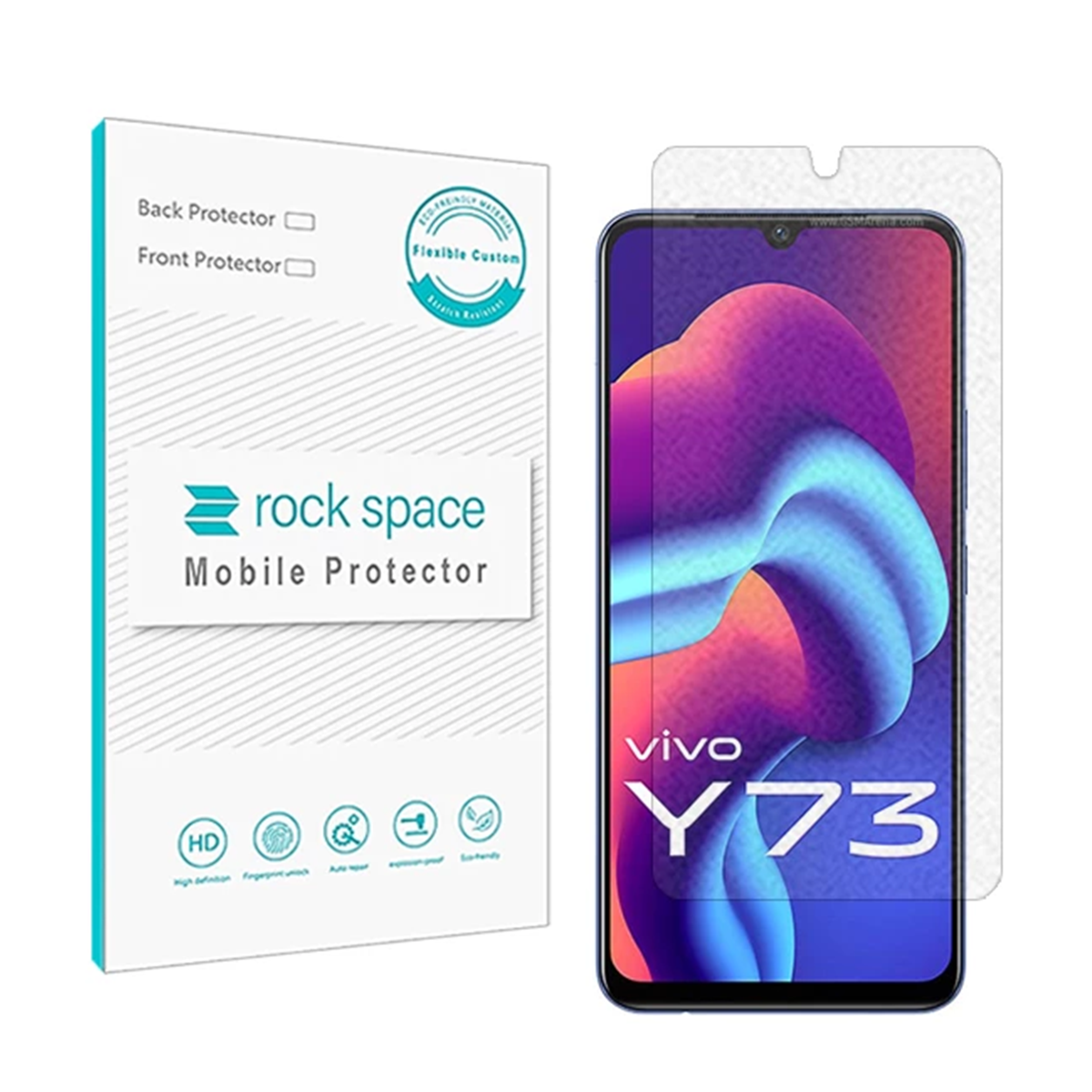 گلس مات گوشی ویوو Y73 راک اسپیس مدل GAM