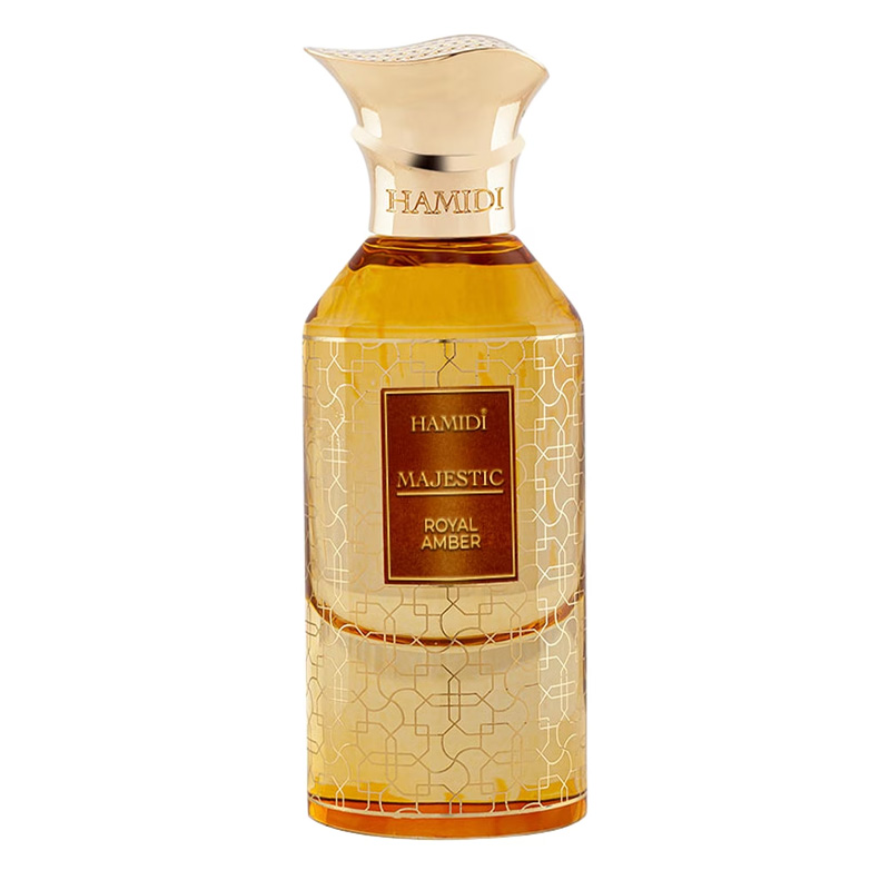 ادو پرفیوم زنانه مردانه حمیدی مدل مجستیک رویال امبر