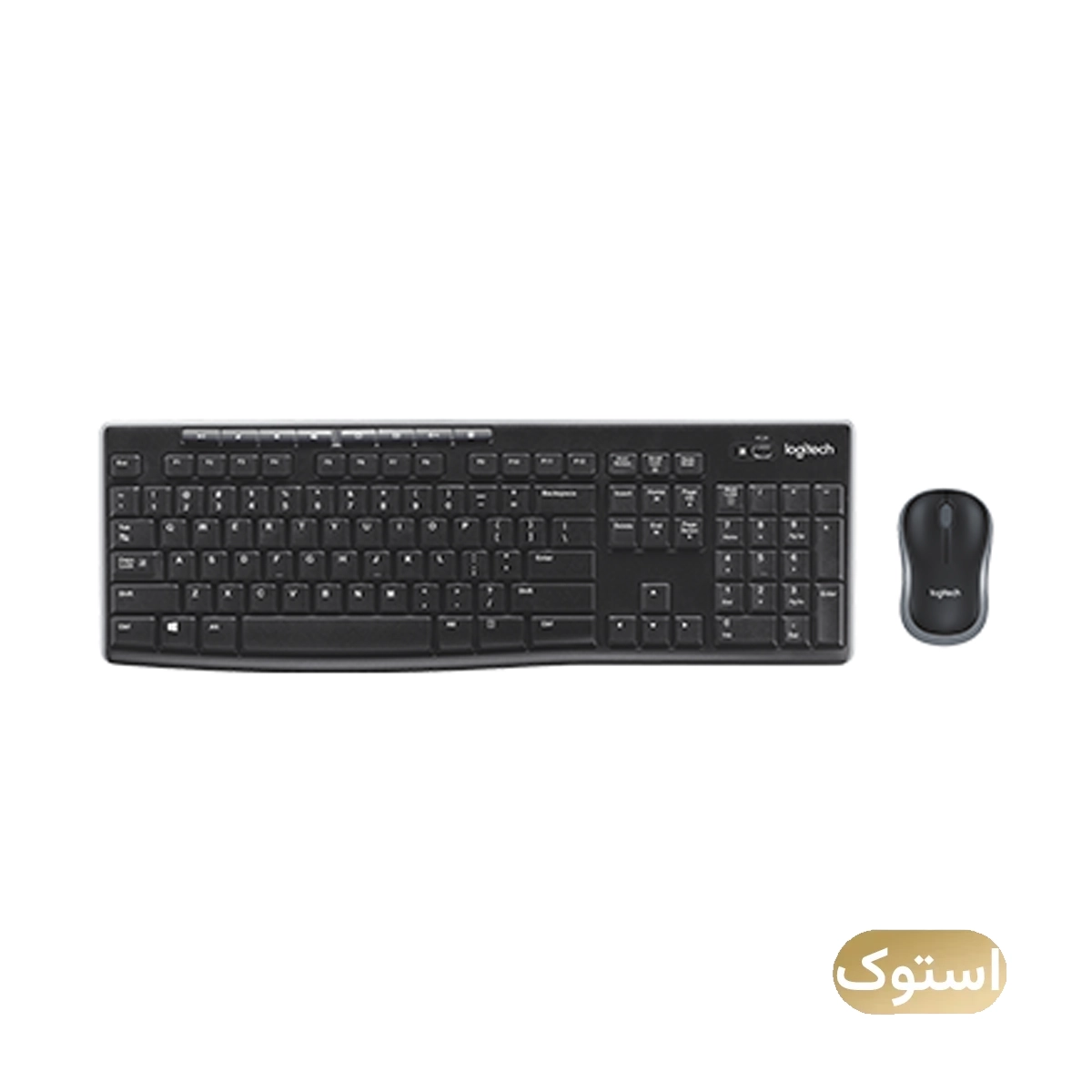 کیبورد و ماوس بی سیم استوک Open Box - لاجیتک مدل MK270 - مشکی