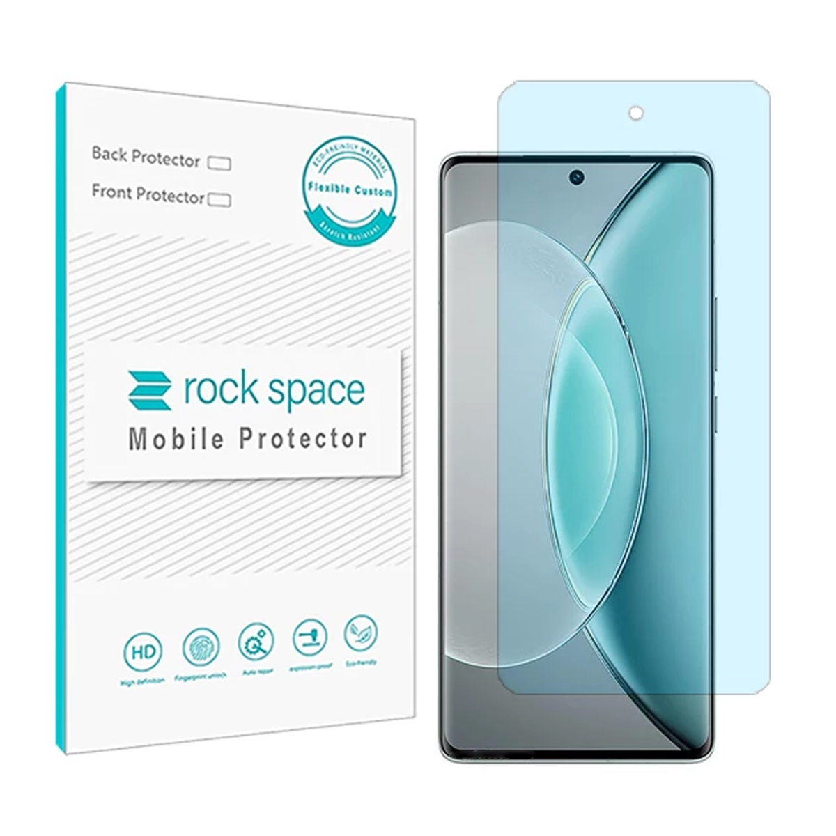 گلس گوشی ویوو X90s راک اسپیس مدل BLU