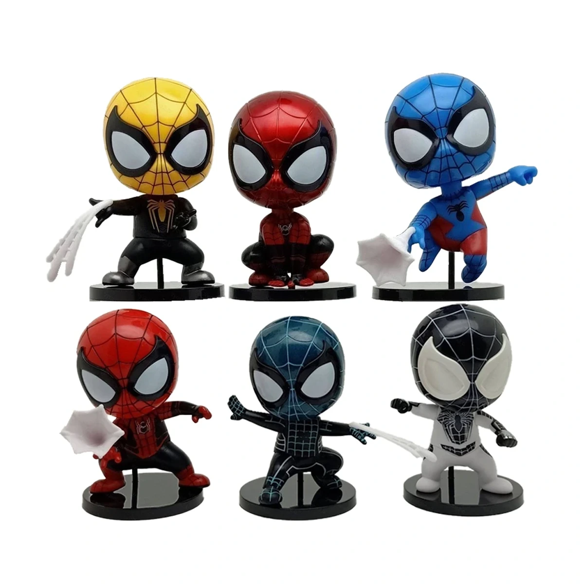 فیگور مدل Spiderman 6 مجموعه 6 عددی