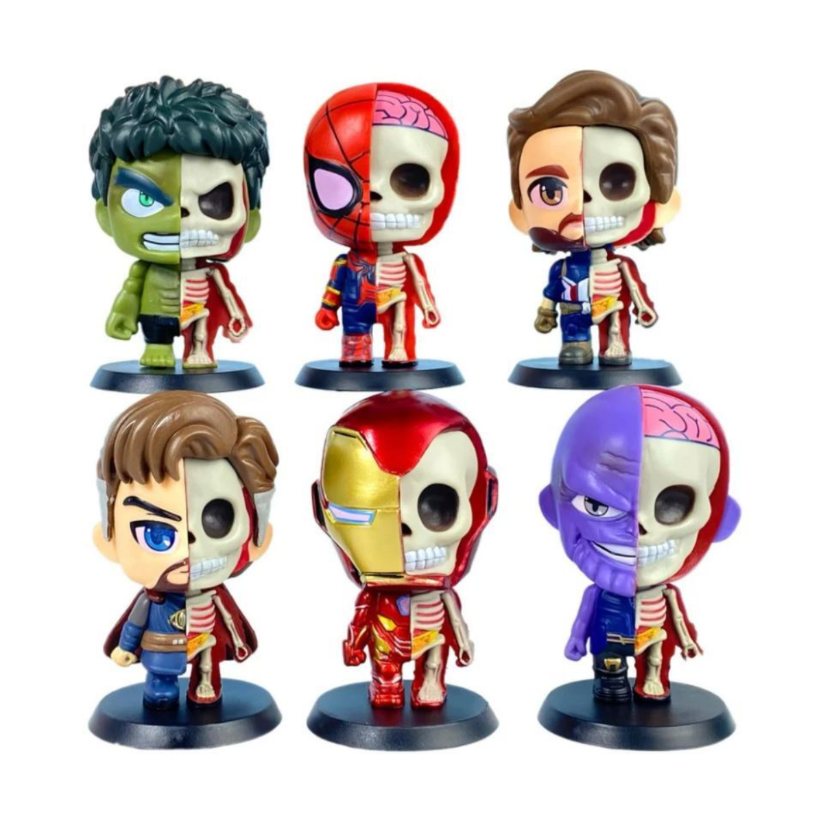 اکشن فیگور مدل اونجرز اسکلتی کد 61382 بسته 6 عددی- اکشن فیگور مدل اونجرز اسکلتی کد 61382 بسته 6 عددی-