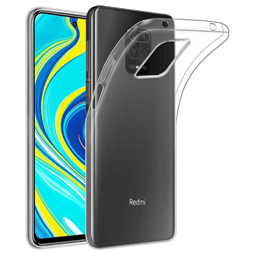 قاب ژله‌ای شفاف داخل کارتون مناسب برای گوشی شیائومی مدل Redmi Note 9s-سفید