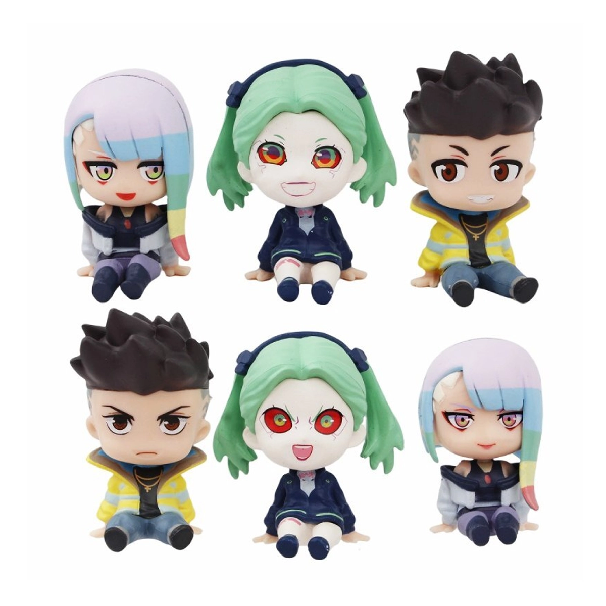 اکشن فیگور طرح Cyberpunk کد 1114/13 بسته 6 عددی اکشن فیگور طرح Cyberpunk کد 1114/13 بسته 6 عددی