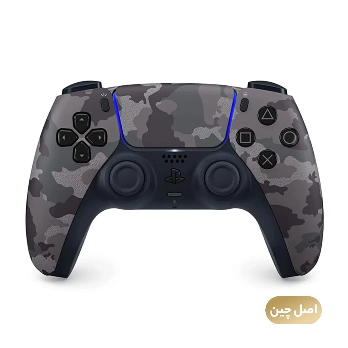 دسته PS5 چریکی مدل DualSense Gray Camouflage - های کپی
