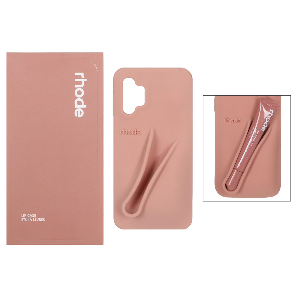 کاور گوشی سیلیکونی پاک کنی سامسونگ Galaxy A13 5G مدل Lip Case rhode به همراه لیپ گلاس رود کاور گوشی سیلیکونی پاک کنی سامسونگ Galaxy A13 5G مدل Lip Case rhode به همراه لیپ گلاس رود