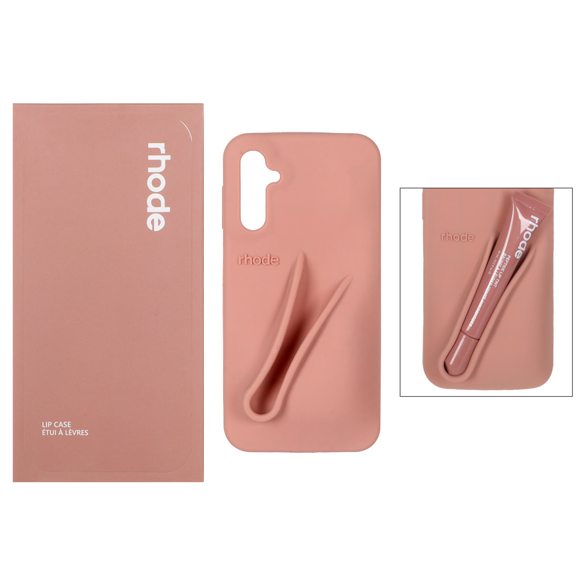 کاور گوشی سیلیکونی پاک کنی سامسونگ Galaxy A14 مدل Lip Case rhode به همراه لیپ گلاس رود کاور گوشی سیلیکونی پاک کنی سامسونگ Galaxy A14 مدل Lip Case rhode به همراه لیپ گلاس رود