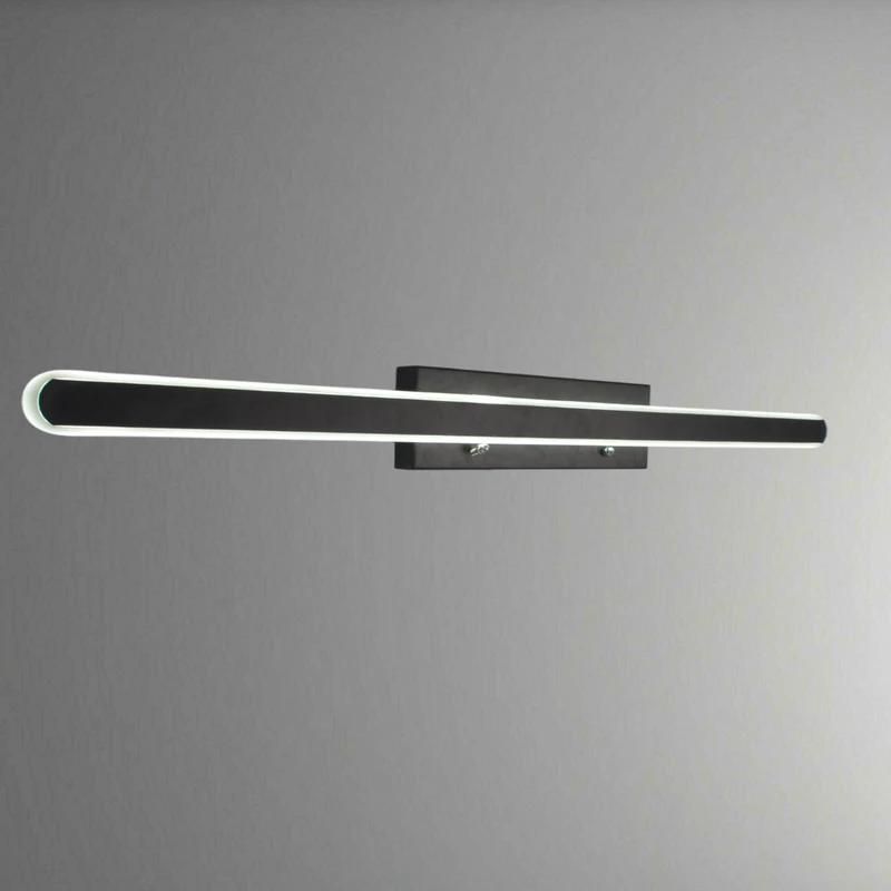 لوستر دیواری طرح خطی دو طرف نور 80 سانتی 00710