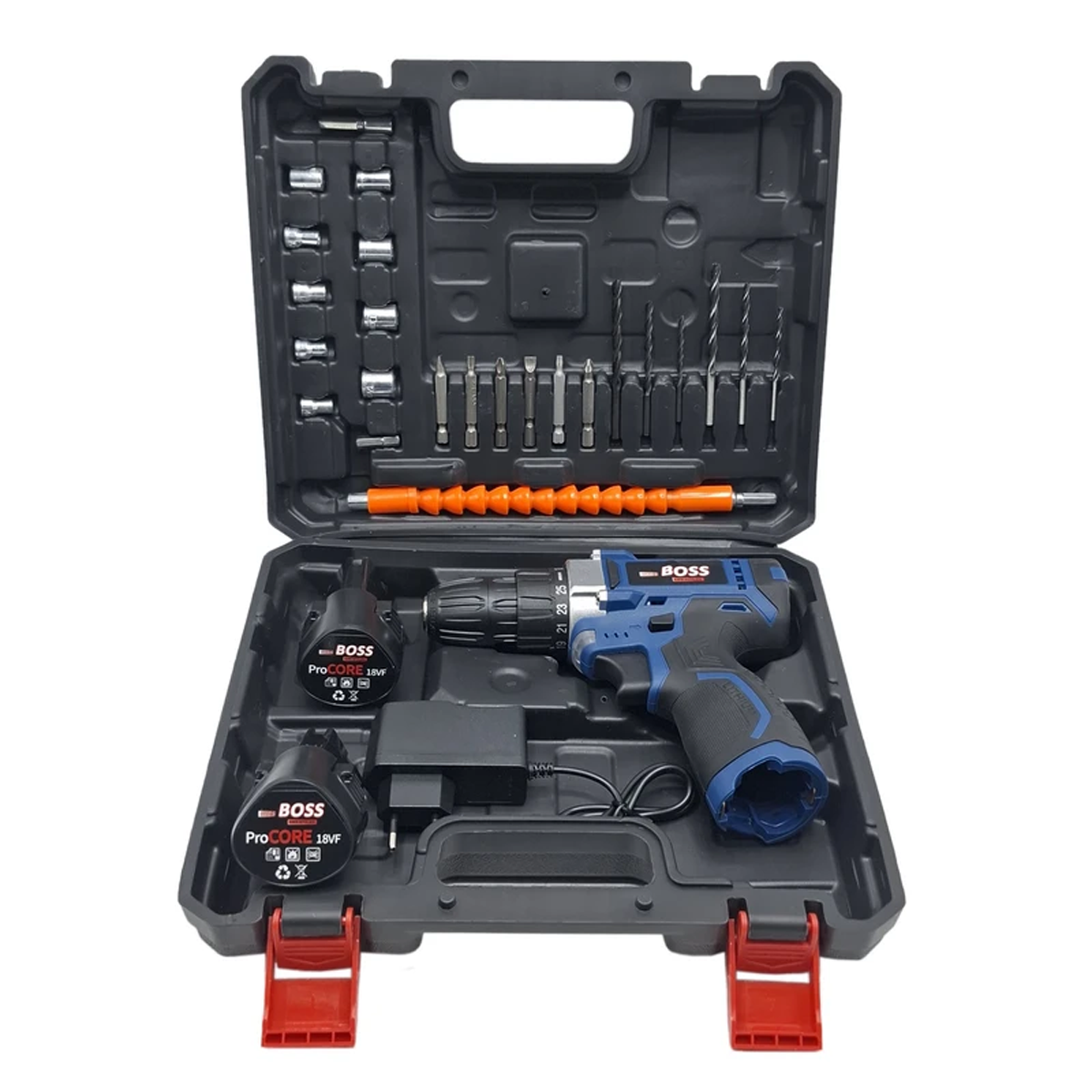 مجموعه 29 عددی دریل پیچ گوشتی شارژی باس مدل LIFE_STYLE 18V کد 2