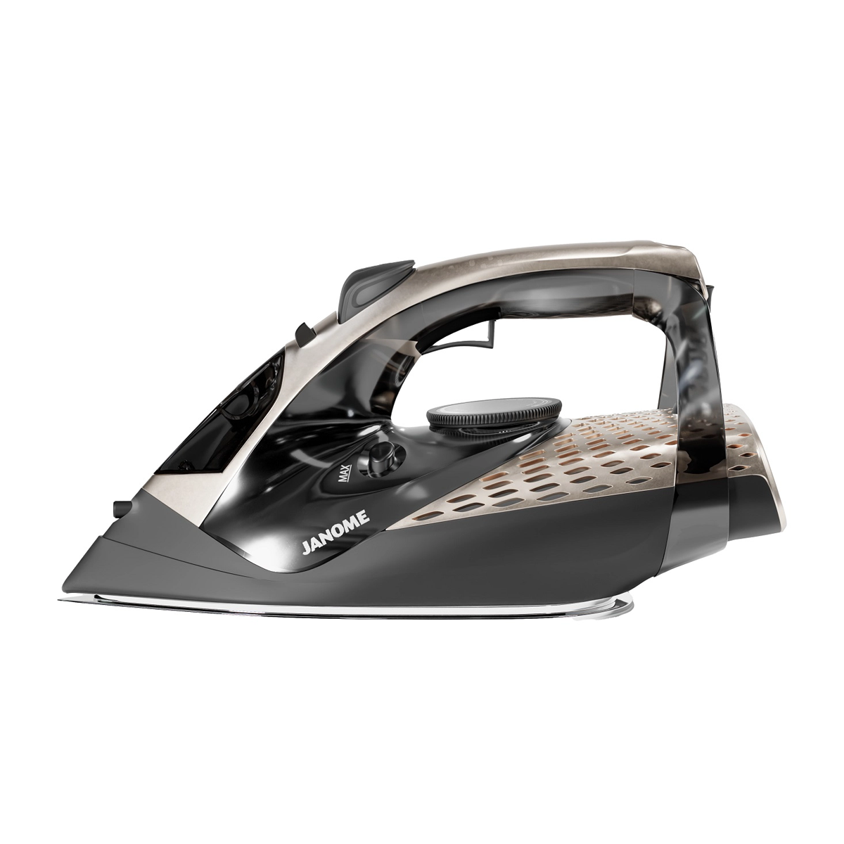 اتو بخار ژانومه مدل IM3550-مشکی طلایی