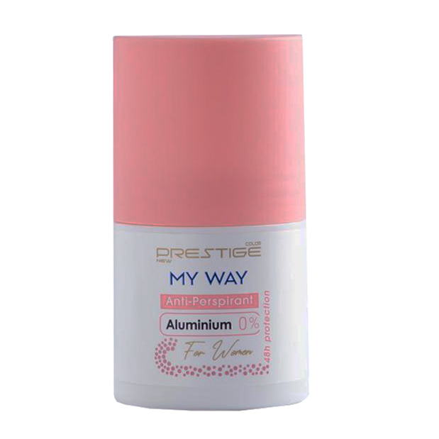رول ضد تعریق زنانه پرستیژ مدل my way حجم 50 میلی لیتر رول ضد تعریق زنانه پرستیژ مدل my way حجم 50 میلی لیتر