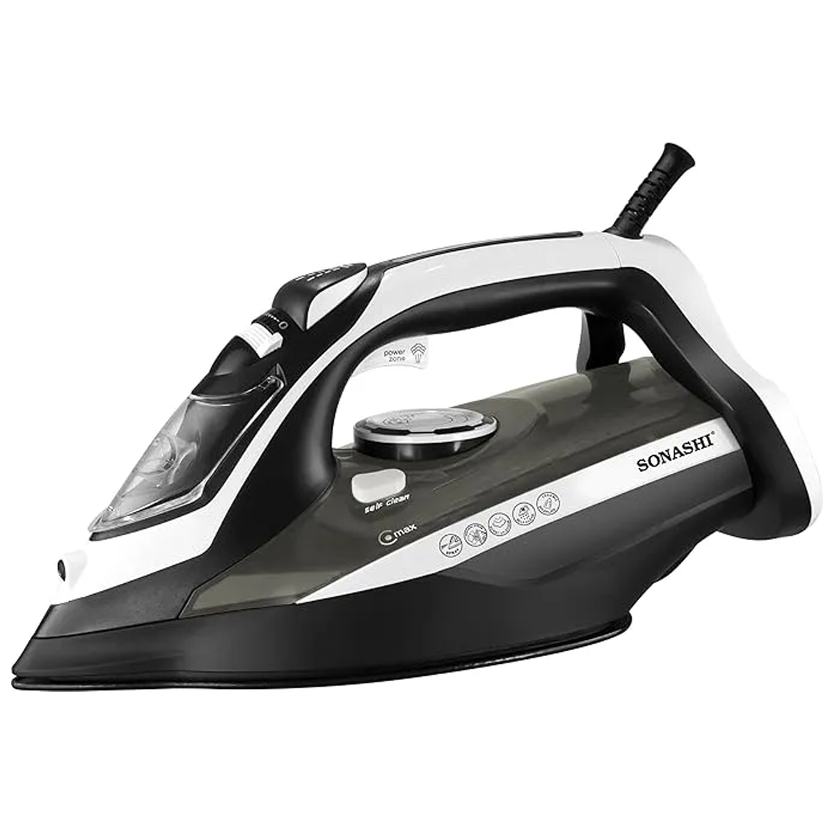 اتو بخار سوناشی مدل SI-5082c-مشکی سفید