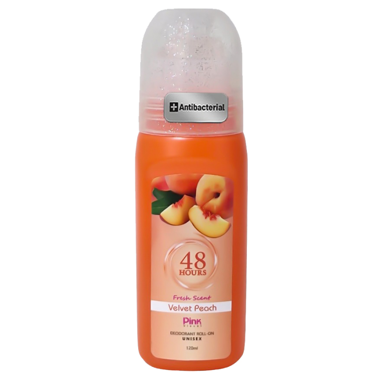 رول دئودورانت پینک ویژوآل مدل Velvet peach حجم 120 میلی لیتر- رول دئودورانت پینک ویژوآل مدل Velvet peach حجم 120 میلی لیتر-