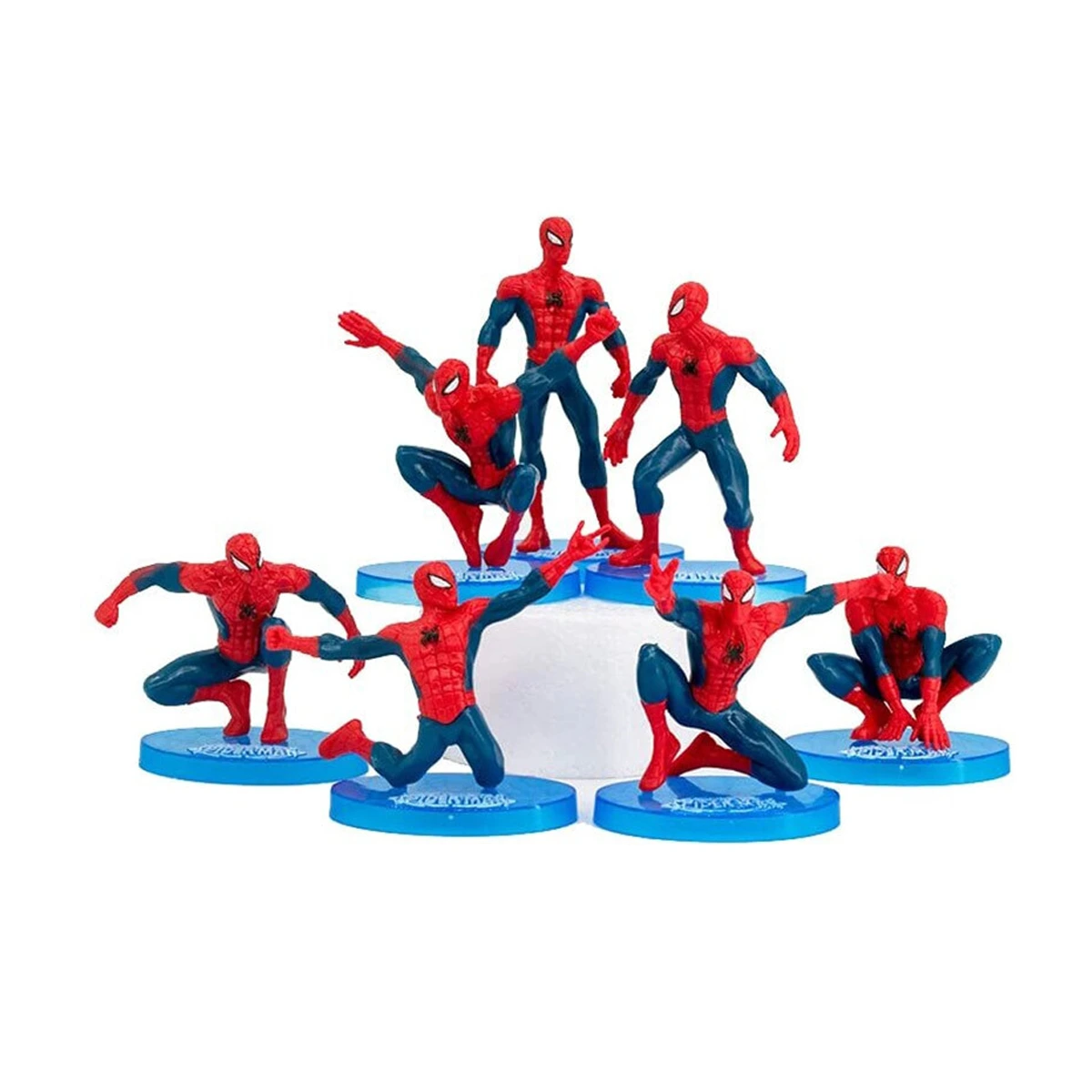 اکشن فیگور طرح اسپایدرمن بسته 7 عددی