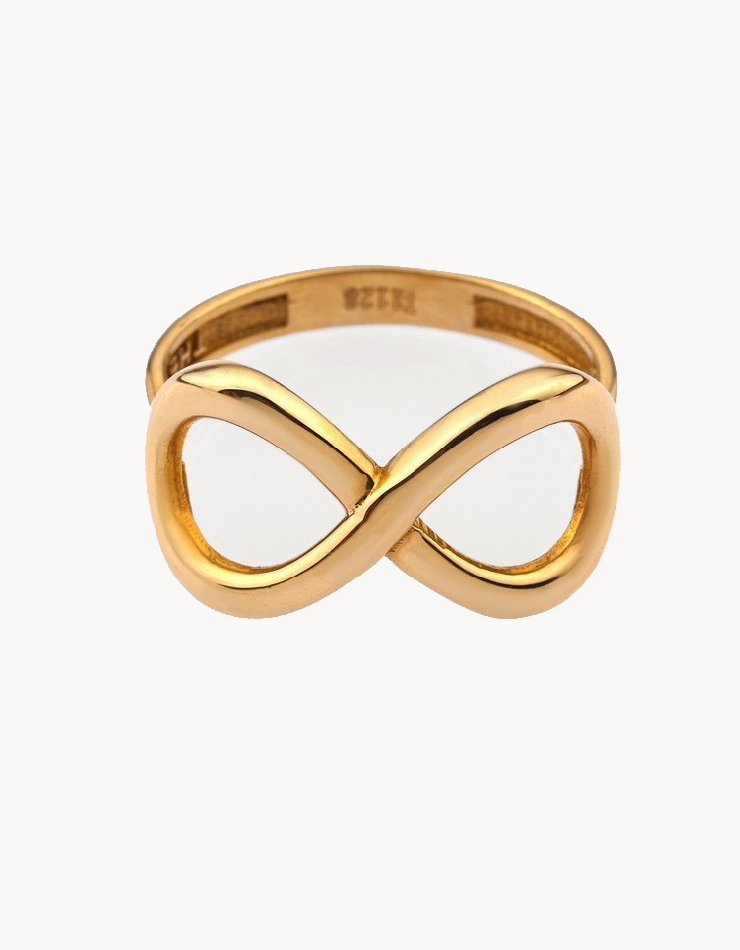 انگشتر طلا 18عیار اپال گلد مدل بی نهایت کد 2041