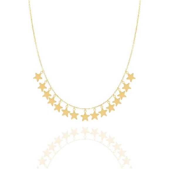 گردنبند طلا 18عیار اپال گلد مدل ستاره N0254