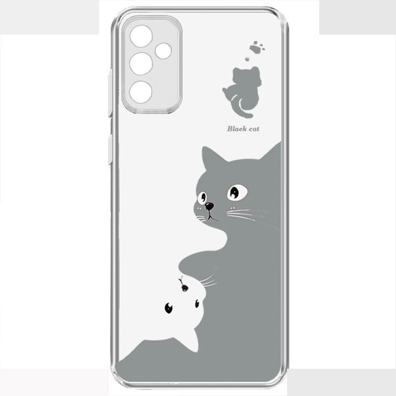 کاور طرح Gray Cat مناسب برای گوشی موبایل سامسونگ Galaxy A05S