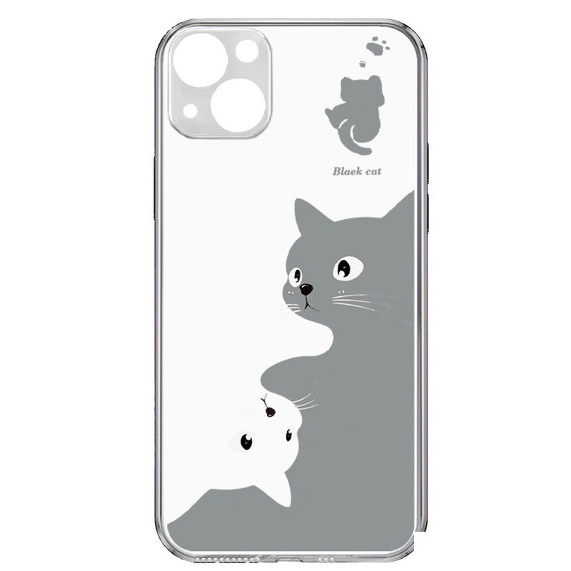 کاور طرح Gray Cat مناسب برای گوشی موبایل اپل IPhone 13 کاور طرح Gray Cat مناسب برای گوشی موبایل اپل IPhone 13