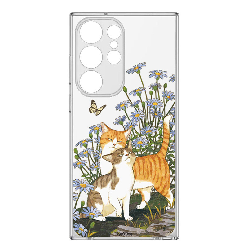 کاور طرح Cat & Butterfly مناسب برای گوشی موبایل سامسونگ Galaxy S24 Ultra کاور طرح Cat & Butterfly مناسب برای گوشی موبایل سامسونگ Galaxy S24 Ultra