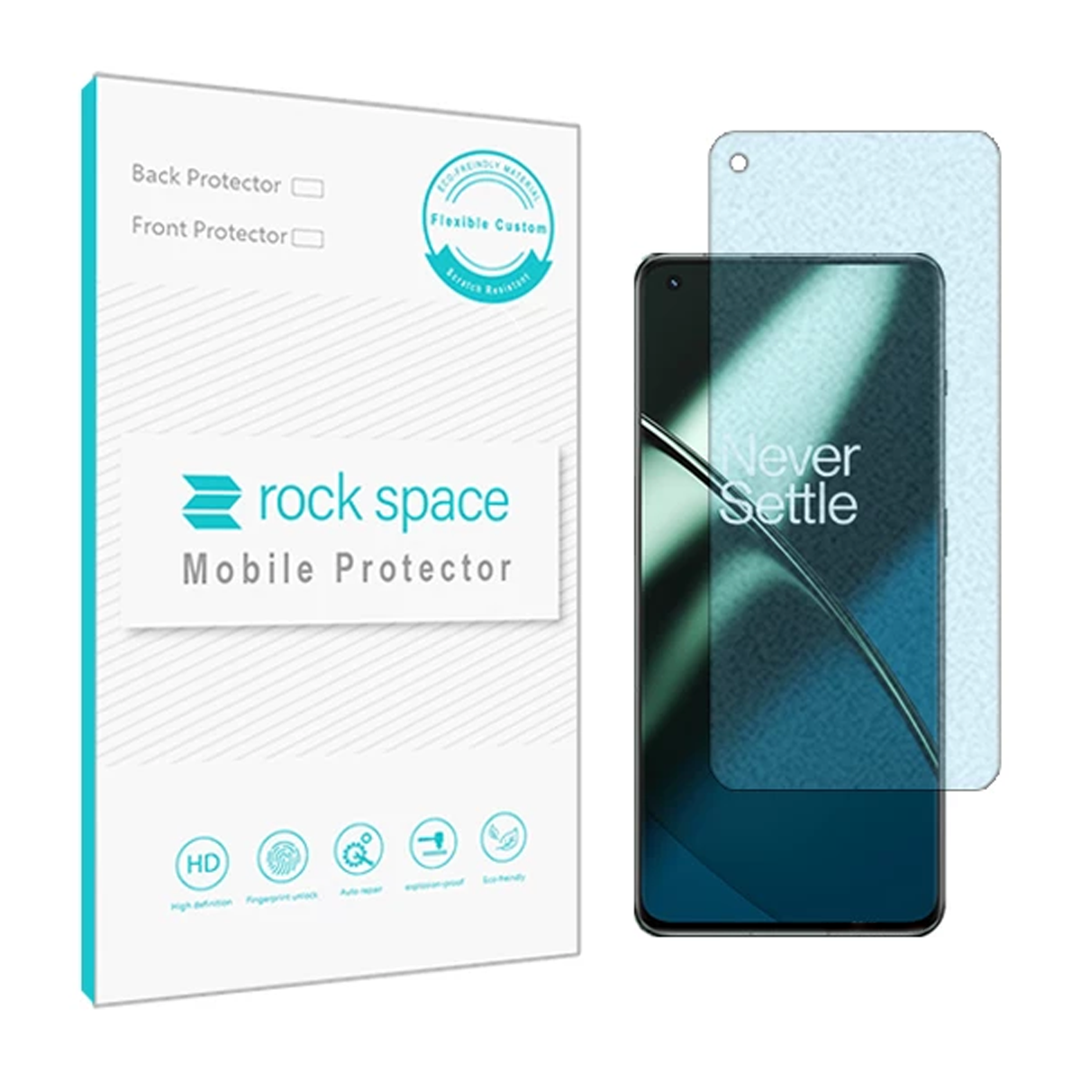 گلس مات گوشی وان پلاس 11 راک اسپیس مدل MBLU