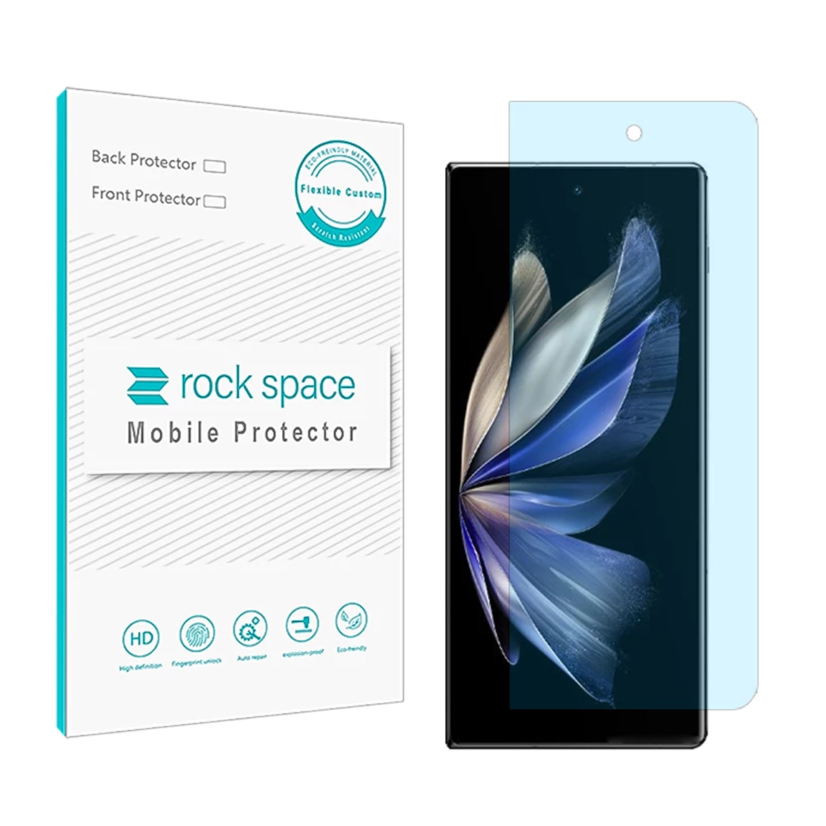 گلس گوشی ویوو X Note راک اسپیس مدل BLU