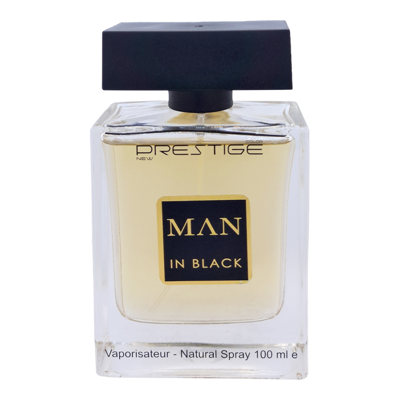 ادوپرفیوم نیو پرستیژ کالر مدل Bvlgari Man In Black حجم 100 میلی لیتر