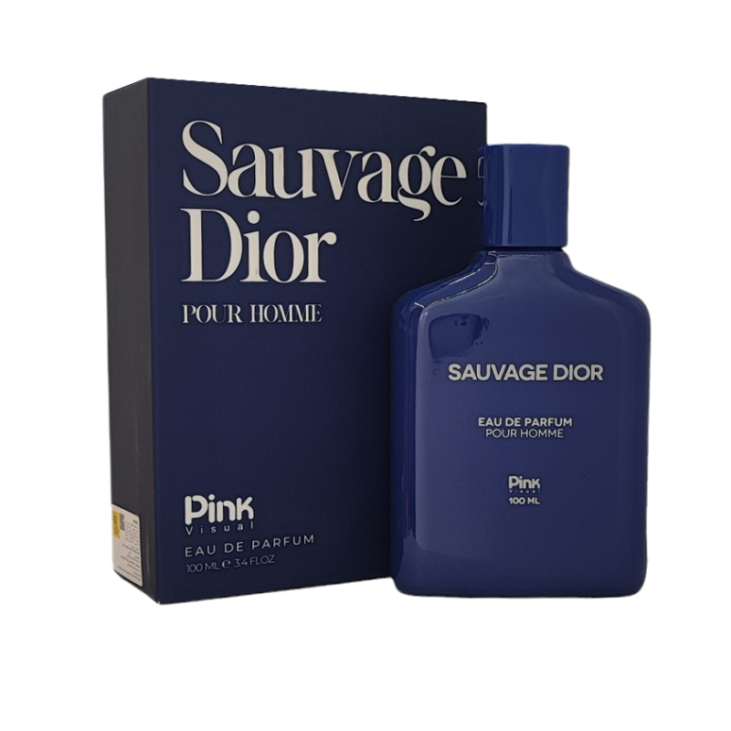 ادوپرفیوم مردانه پینک ویژوآل مدل Sauvage Dior حجم 100 میلی لیتر-100 میلی لیتر ادوپرفیوم مردانه پینک ویژوآل مدل Sauvage Dior حجم 100 میلی لیتر-100 میلی لیتر