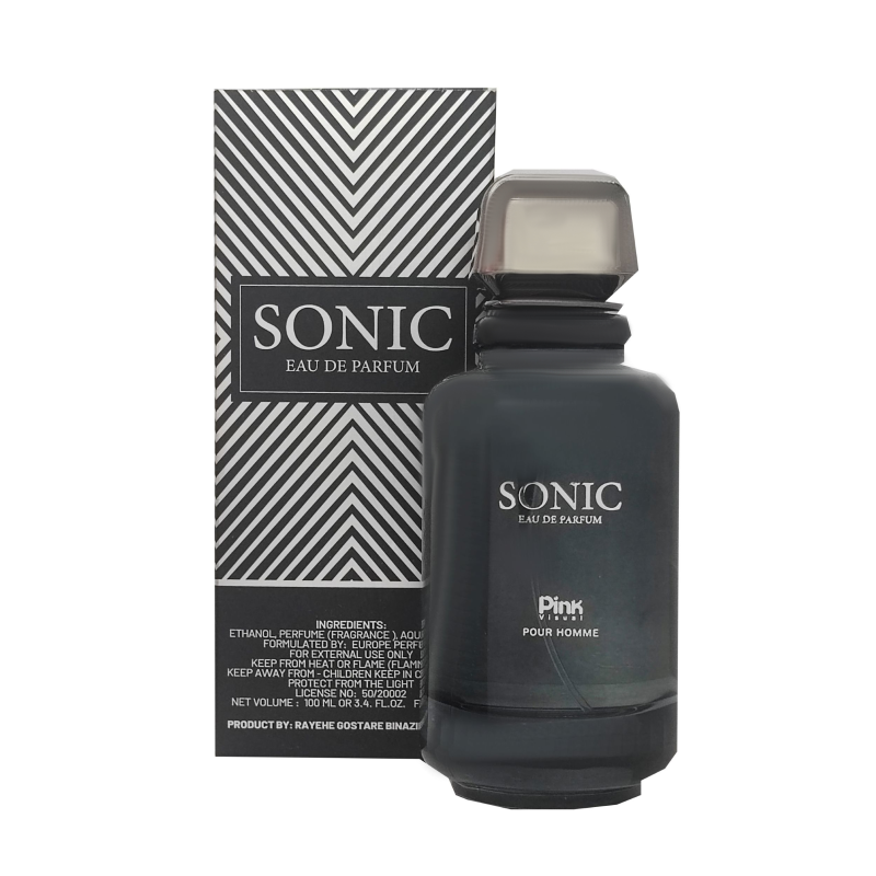 ادوپرفیوم مردانه پینک ویژوآل مدل Sonic حجم 100 میلی لیتر-100 میلی لیتر ادوپرفیوم مردانه پینک ویژوآل مدل Sonic حجم 100 میلی لیتر-100 میلی لیتر