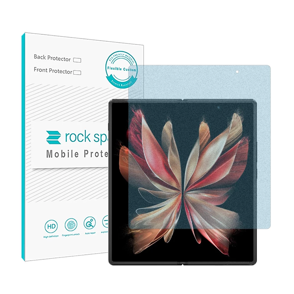 گلس مات گوشی ویوو X Fold2 راک اسپیس مناسب برای نمایشگر دوم مدل MBLU