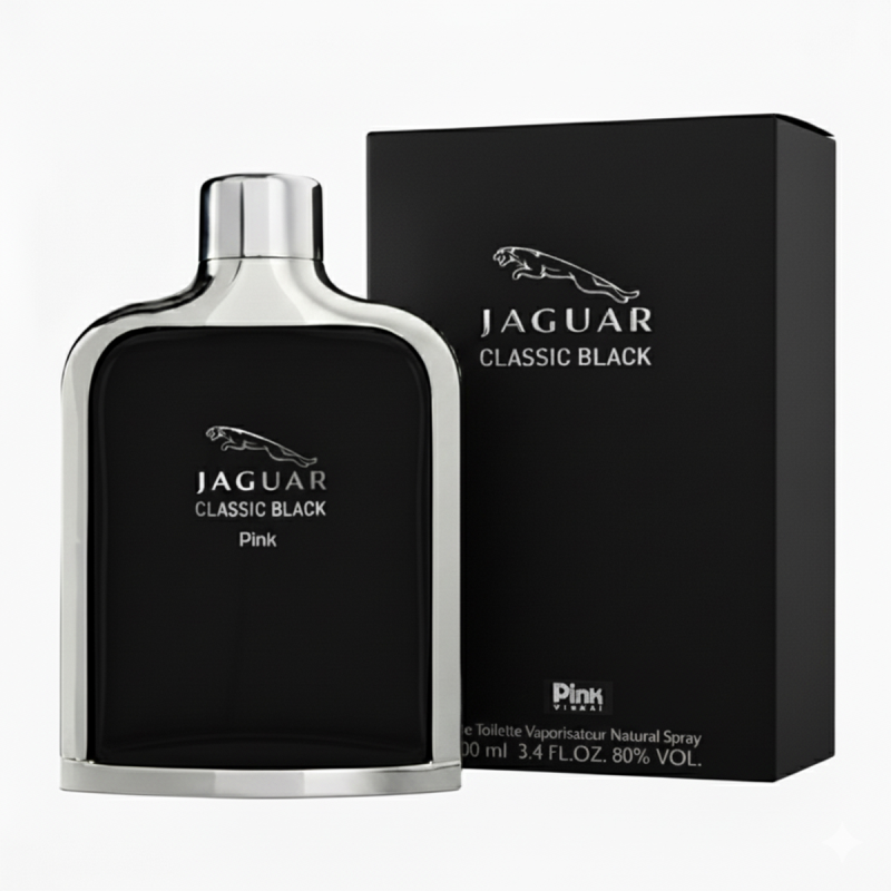 ادو تویلت مردانه پینک ویژوآل مدل Jaguar Classic Black حجم 100 میلی لیتر-100 میلی لیتر ادو تویلت مردانه پینک ویژوآل مدل Jaguar Classic Black حجم 100 میلی لیتر-100 میلی لیتر