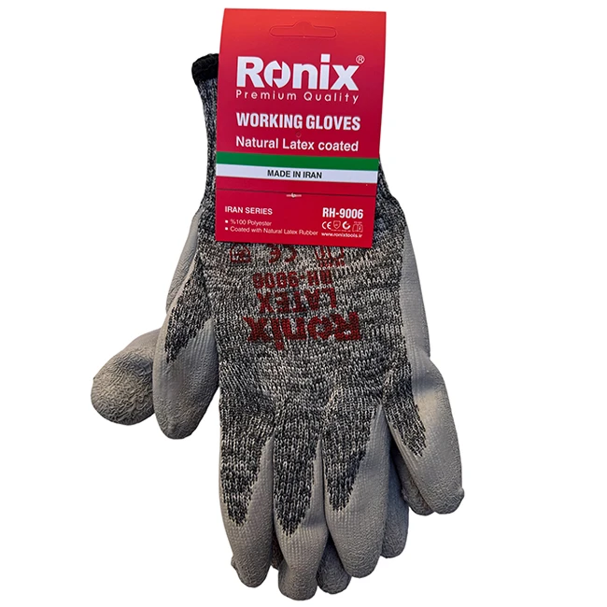 دستکش ایمنی رونیکس مدل RH-9006-خاکستری