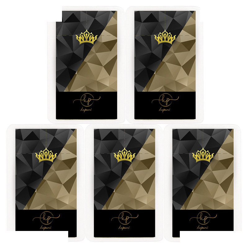 طلا گرمی 18 عیار کاپانی مدل تاج کد kc005-p5 بسته 5 عددی طلا گرمی 18 عیار کاپانی مدل تاج کد kc005-p5 بسته 5 عددی