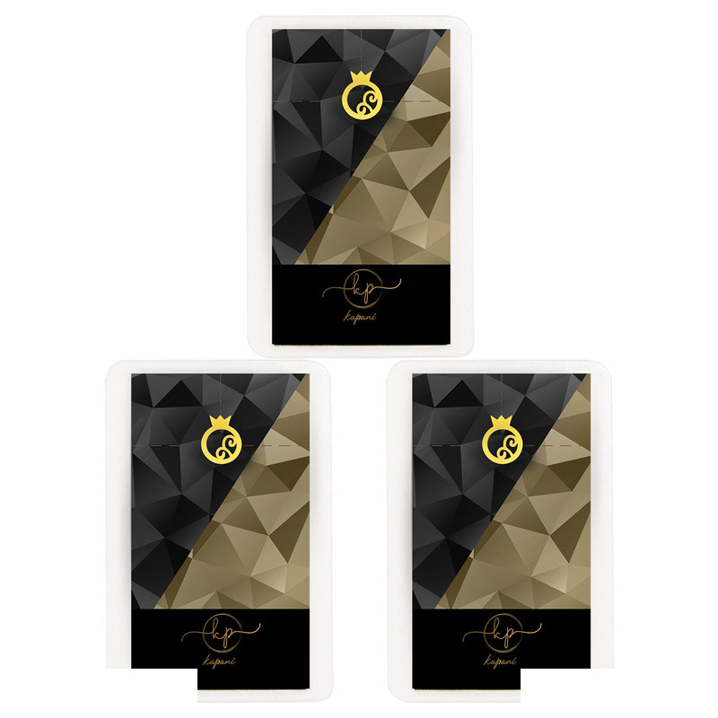 طلا گرمی 18 عیار کاپانی مدل انار کد kc012-p3 بسته 3 عددی