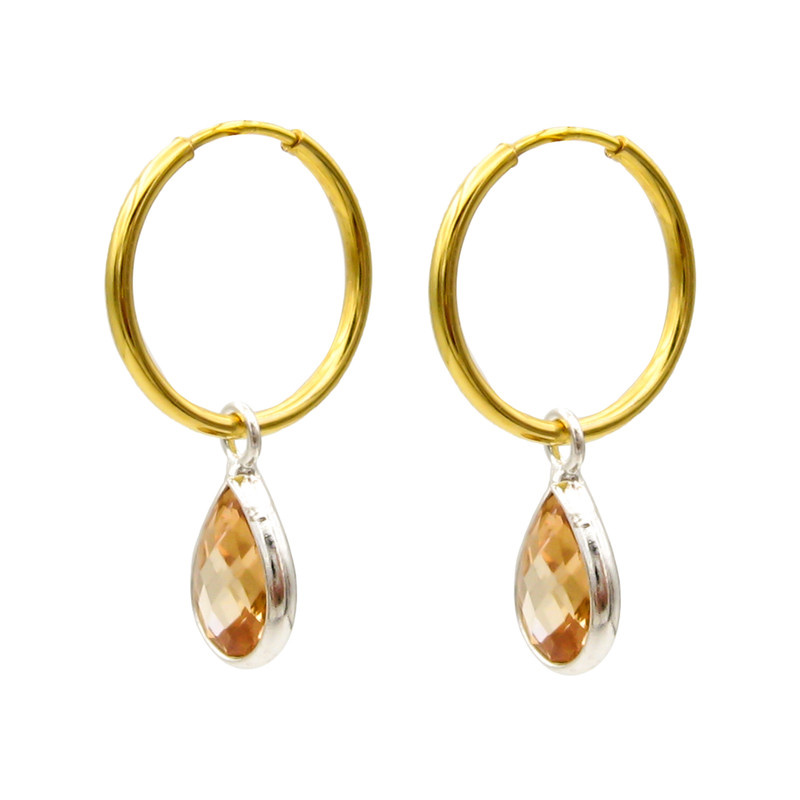 گوشواره طلا 18 عیار زنانه مانچو مدل efgs041 گوشواره طلا 18 عیار زنانه مانچو مدل efgs041