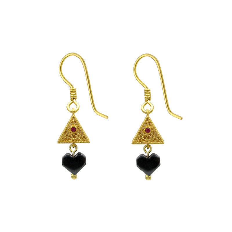 گوشواره طلا 18 عیار زنانه مانچو مدل efgs031 گوشواره طلا 18 عیار زنانه مانچو مدل efgs031